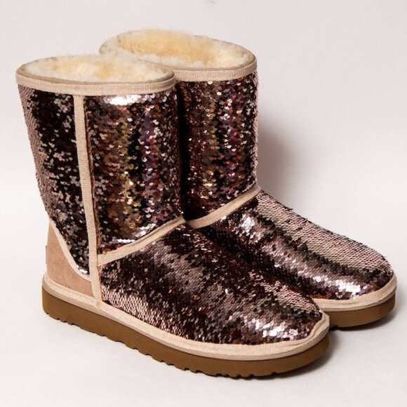 UGG Women’s Classic Short Sequin Boots